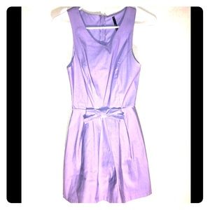 Lilac dress with bow